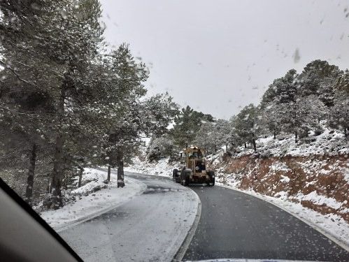 Alerta por nieve en Almería