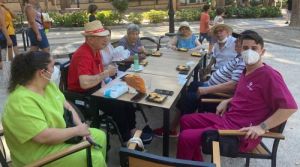 Encuentro De Mayores En La Plaza Cervantes de Vícar