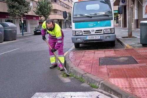 Operativo de limpieza intensiva en la zona centro