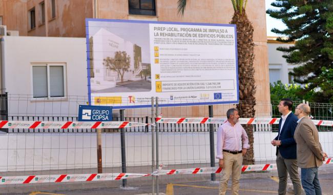 Comienzan en Níjar las obras para rehabilitar el Edificio de los Maestros