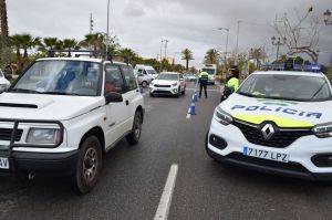 Control de velocidad en las calles de Vícar