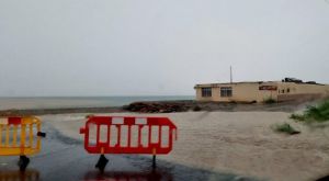 Lluvias torrenciales causan el corte de siete carreteras en Almería y anegaciones en viviendas