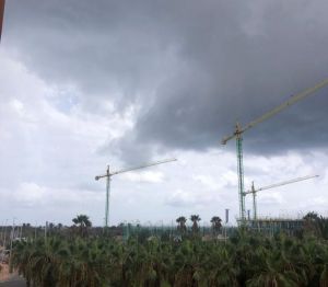 Más de 40 litros de lluvia en algunas zonas de Almería