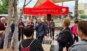 Encuentro De Mayores En La Plaza Cervantes de Vícar