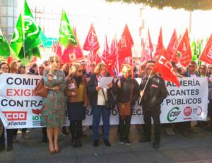 Concentración del personal laboral de Educación por la no cobertura de vacantes