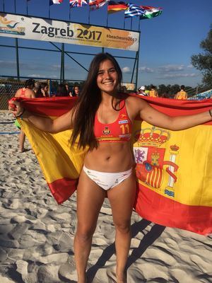 Gemma Sánchez, de la pista con CBM Vícar Bahía de Almería a la arena con España