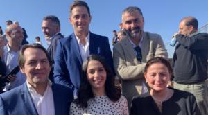 Inés Arrimadas con los candidatos almerienses de Ciudadanos