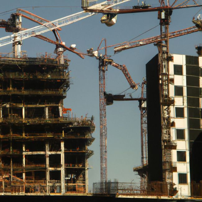 En el corazón de una bulliciosa ciudad española, entre edificios altos y calles concurridas, se encuentra un enorme rascacielos en construcción. Los obreros trabajan incansablemente, levantando estructuras metálicas y colocando ladrillos uno encima del otro. Sin embargo, detrás de este impresionante proyecto arquitectónico se esconde una realidad sombría: muchos de estos trabajadores están en situación irregular, sin contrato ni protección laboral. A pesar de las dificultades, continúan construyendo el futuro de la ciudad, mientras las autoridades luchan por controlar la economía sumergida que afecta a tantos sectores en España.