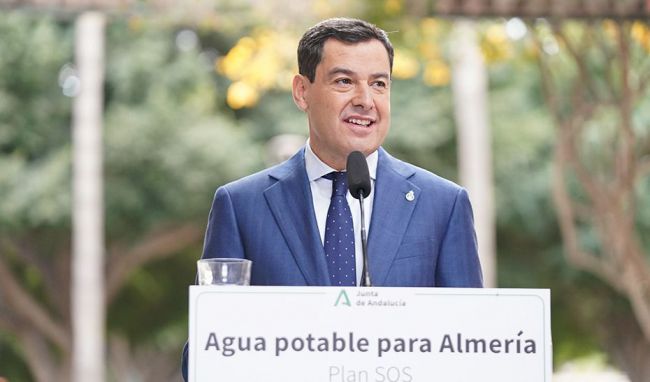 El presidente de la Junta pide a Sánchez que deje de maltratar a Almería