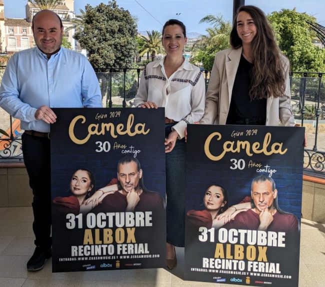 Camela actuará en Albox en la Feria de Todos los Santos