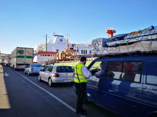 Melilla registra menor tránsito en la Operación Paso del Estrecho 2024