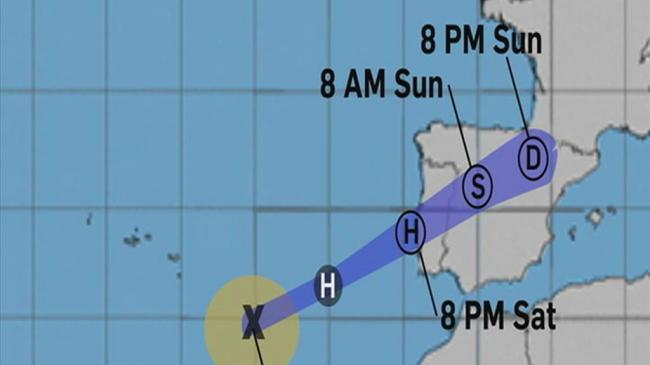 Desactivados los avisos amarillos por el ciclón tropical 'Leslie'