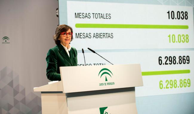 La participación en Almería es un poco superior a la media andaluza