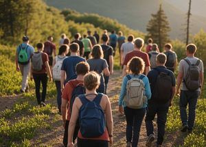 Los senderistas de ‘Deporte y Naturaleza’ visitaron los Molinos de Lubrín