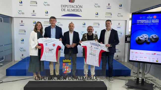 Presentan el Campeonato de España de Petanca FEDDI 2024 en Adra