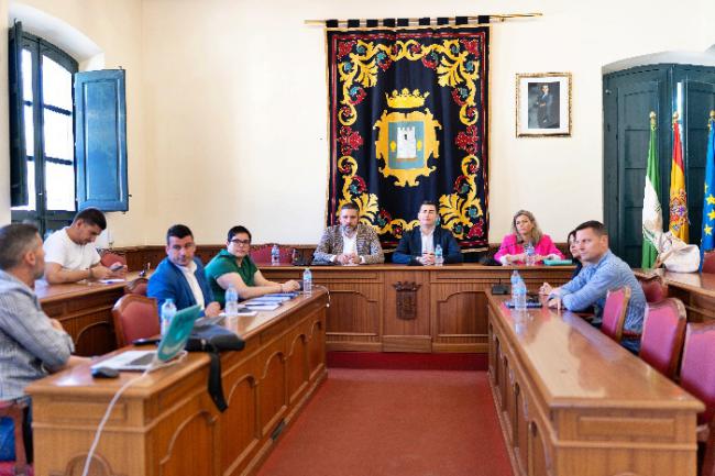 Reunión en Níjar con el delegado de Turismo, Cultura y Deporte