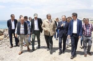 Comienzan las obras de emergencia en las playas de Adra