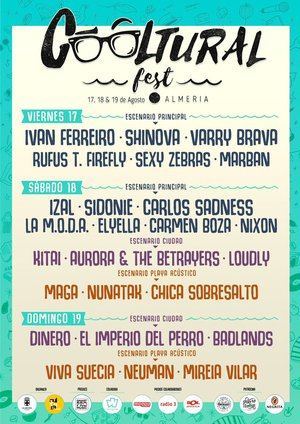 Cooltural Fest desvela la distribución del cartel y pone a la venta entradas por día