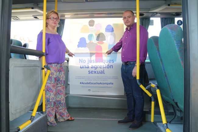 Campaña en los autobuses metropolitanos contra las agresiones sexuales