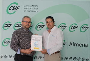 CSIF Almería, primer sindicato de Andalucía y segundo en España en registrar su Huella de Carbono