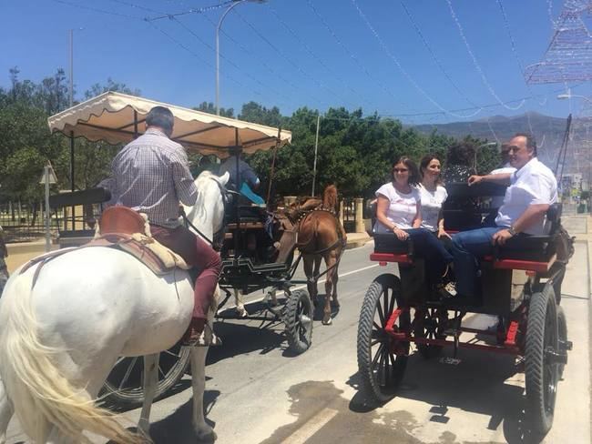 Paseo de caballos con motivo de San Isidro 2018