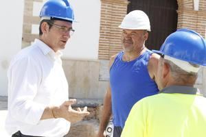 Las obras de la plaza de la Ermita de San Sebastián encaran su recta final