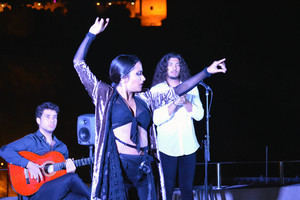 El baile flamenco se luce en la terraza del CIP con Mariana Collado y Karen Lugo