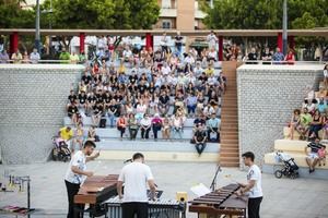 La OCAL sorprende con un fantástico concierto de percusión en la Rambla