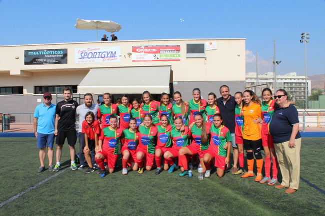 El fútbol femenino marca su primera goleada en el Trofeo de #Almeriaenferia