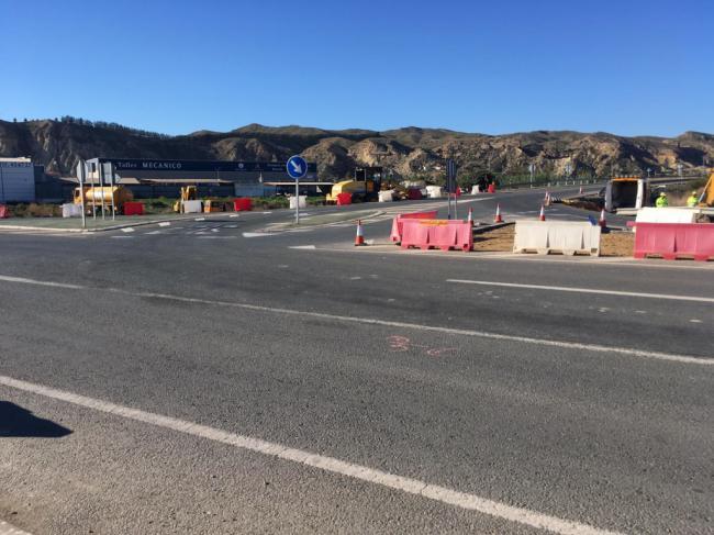 Mejoras en la intersección entre las carreteras A-352 y la A-332, en Cuevas del Almanzora