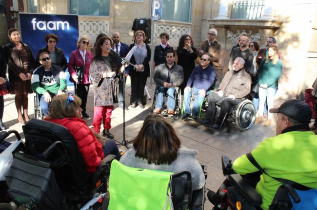 Lectura del manifiesto del Día Internacional de las Personas con Discapacidad