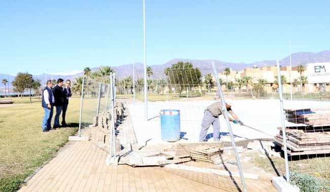 Balerma ya casi tiene su nueva pista de baloncesto