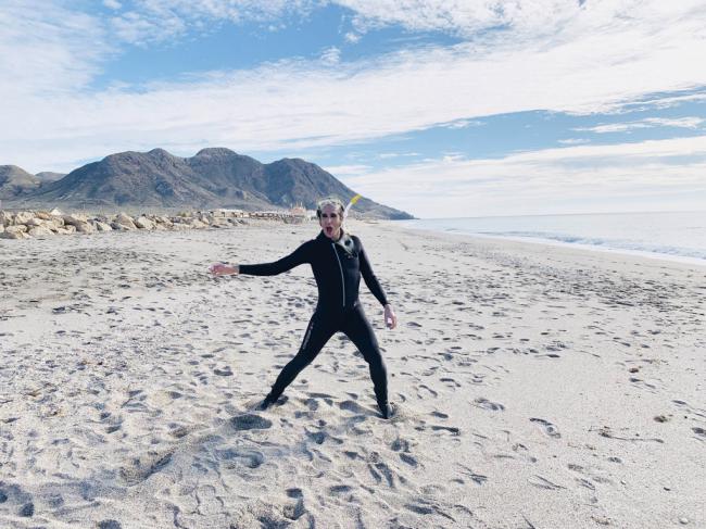 Mario Vaquerizo alaba las playas, clima y cocina de Almería