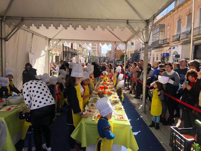 Almería 2019 involucra a los niños con talleres para poder llevar una vida sana