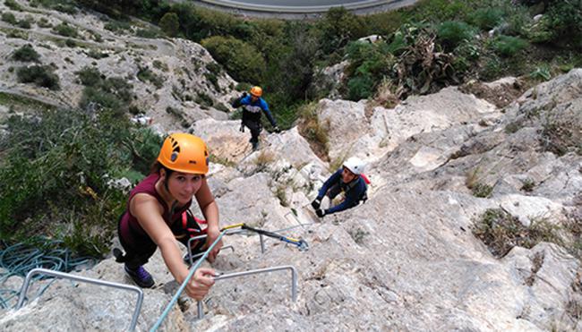 El PMD abre la inscripción para una nueva ruta de vía ferrata por el Barranco de Carcauz