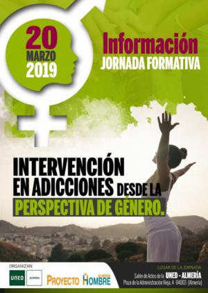 ‘Intervención en Adicciones desde la Perspectiva de Género’, jornada de UNED Almería y Proyecto Hombre