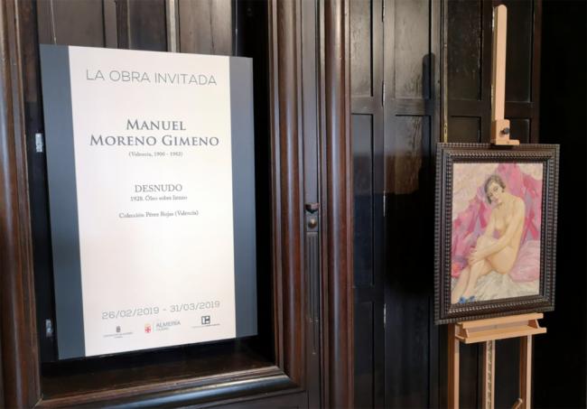 ‘Desnudo’, de Manuel Moreno Gimeno, es la obra invitada del Museo ‘Doña Pakyta’