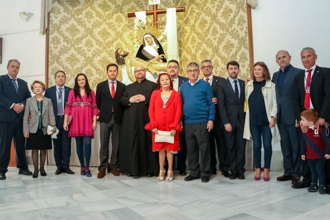 Jesús Zapata es pregonero de la Cofradía de Las Angustias en la parroquia de La Loma de la Mezquita