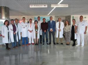 El delegado de Salud y Familias visita el Hospital de Alta Resolución El Toyo