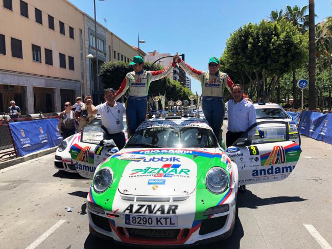 José Antonio Aznar y José Crisanto, ganadores del XLIV Rallye Costa de Almería