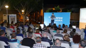 Manuel Cortés anuncia en Puente del Río ampliación del puente y una pista polideportiva