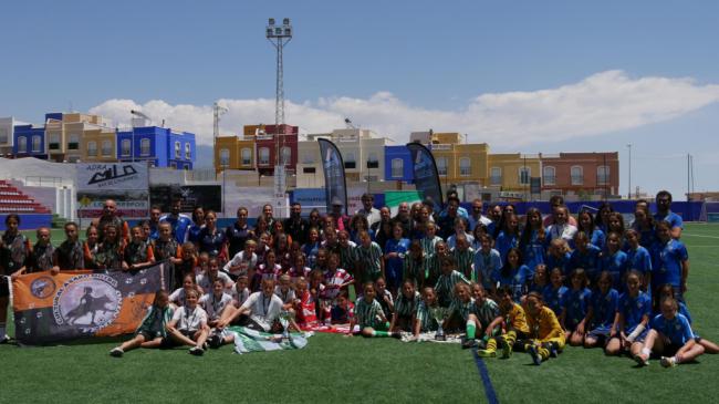 El Real Betis féminas se lleva la I Copa de Andalucía de Provinciales Alevín Femenino celebrada en Adra