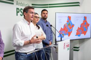 El PSOE destaca que logra su mejor resultado en Almería desde 2008 pero no supera en votos al PP