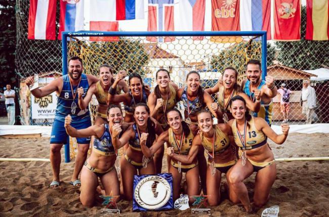 El AM Team Almería de balonmano playa conquista Europa en el EBT Finals 2019