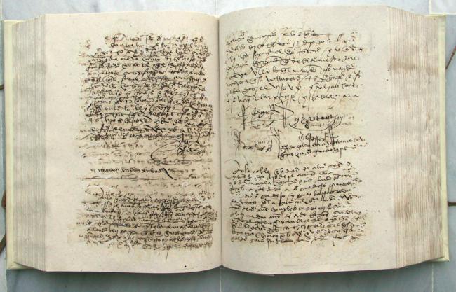 Un protocolo notarial hace 500 años es el Documento del Mes