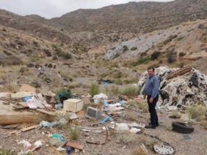 El PSOE reclama “la limpieza urgente” del cauce de la Rambla del Paraje Las Palomas