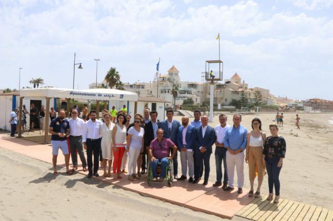 Las playas ejidenses continúan ganando en accesibilidad