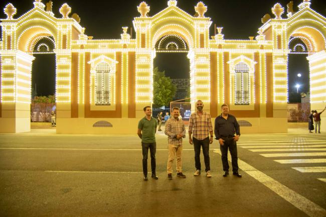 Así lucirá desde esta noche #Almeriaenferia