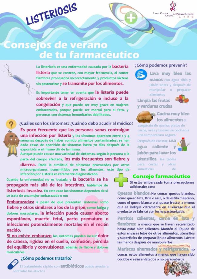 Consejos para prevenir la listeriosis