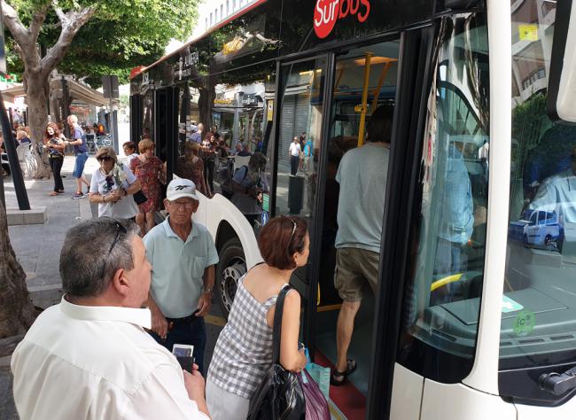 Los viajeros de Bus crecen un 40% el fin de semana gratuito